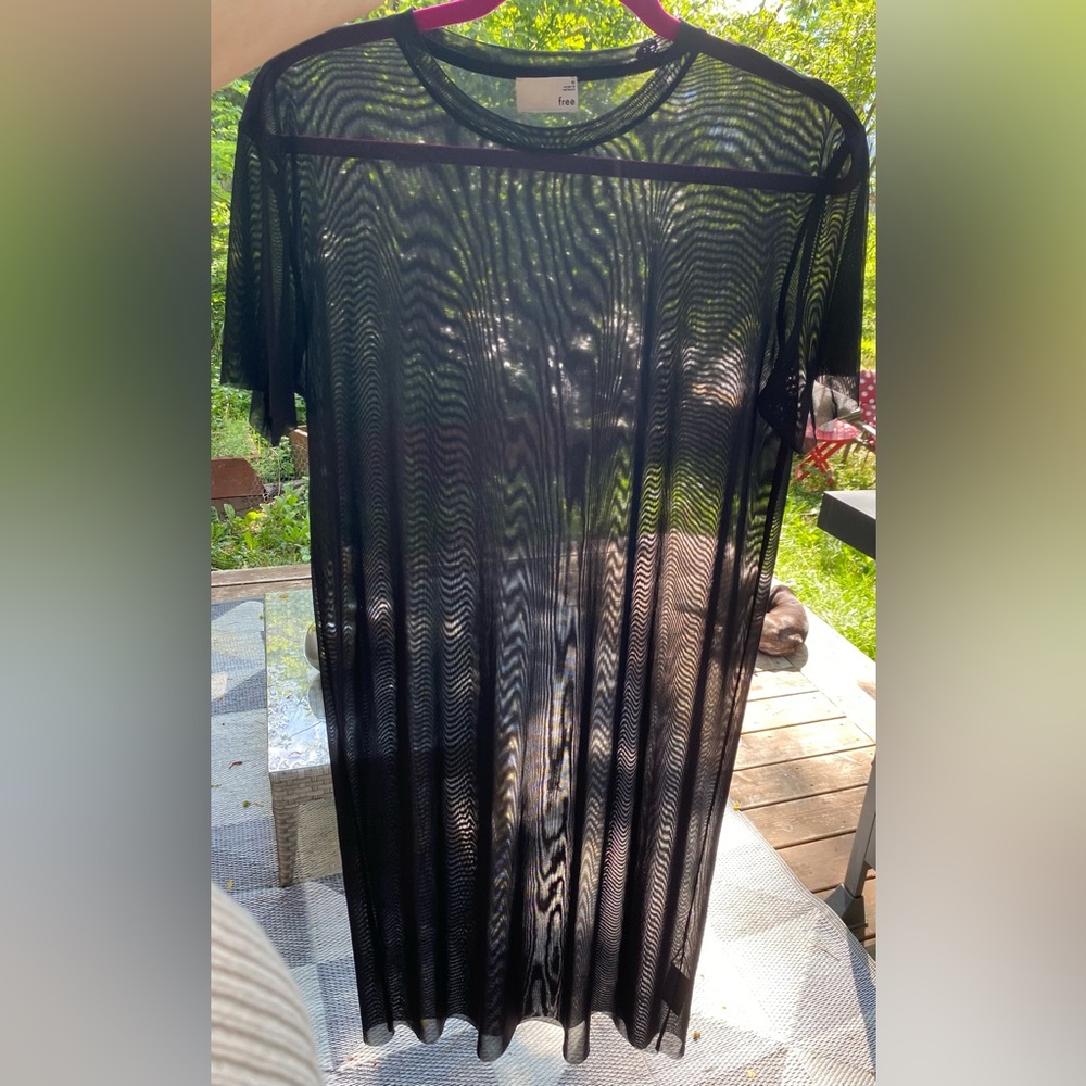 Wilfred Black Sheer dress